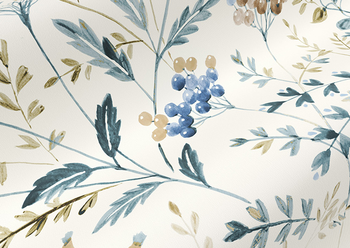 Cleo, Blue Frost - Roller Blind - Image 4